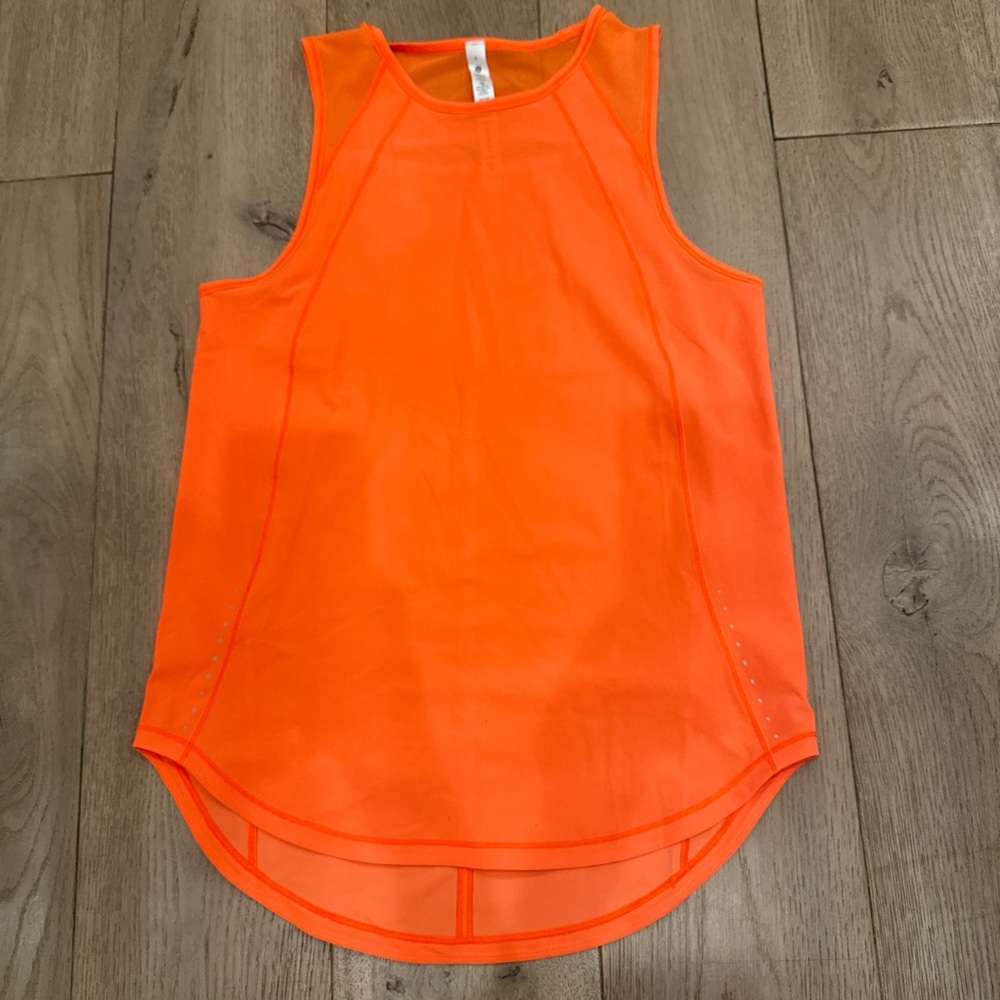 Lululemon Athletica Vibrant Orange Tank Top